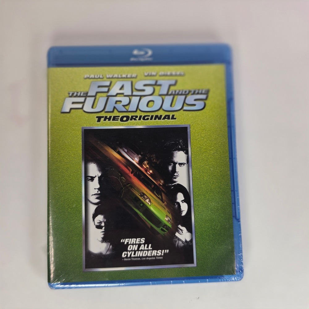 The Fast and the Furious Blu-ray 2001 Original Paul Walker Vin Diesel NEW Sealed